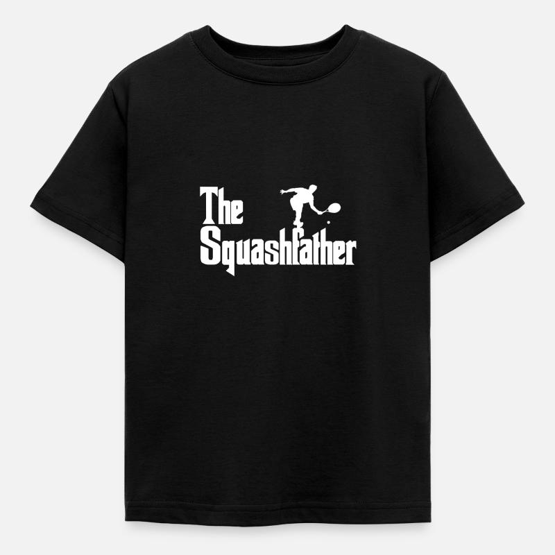 Joueur de squash squash - T-shirt Enfant - noir