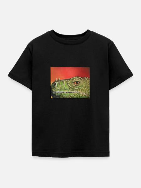 Krokodil-Zyklus - Kinder T-Shirt - Schwarz