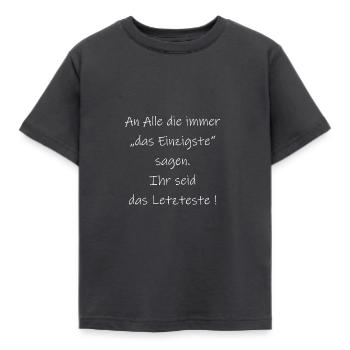 The only - Kids' T-Shirt - dark grey - Front - AI Model Kid Female (0cm)