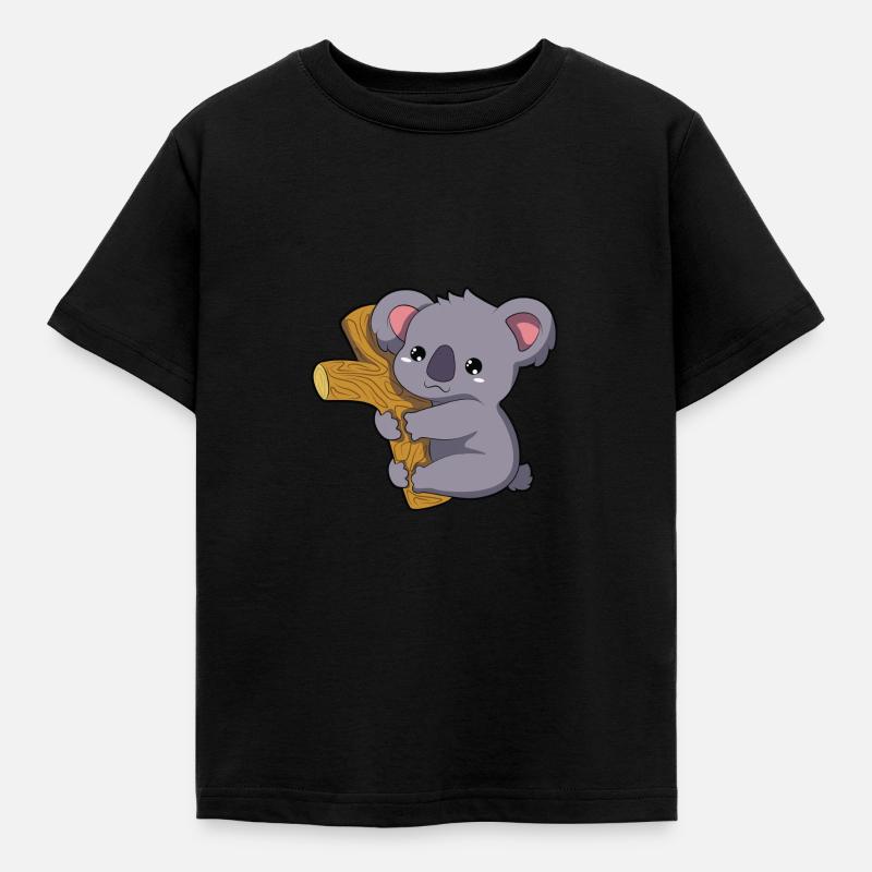 Koala - Kids' T-Shirt - black