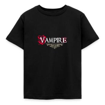 Vampir - Kinder T-Shirt - Schwarz - Vorne - AI Model Kid Female (0cm)
