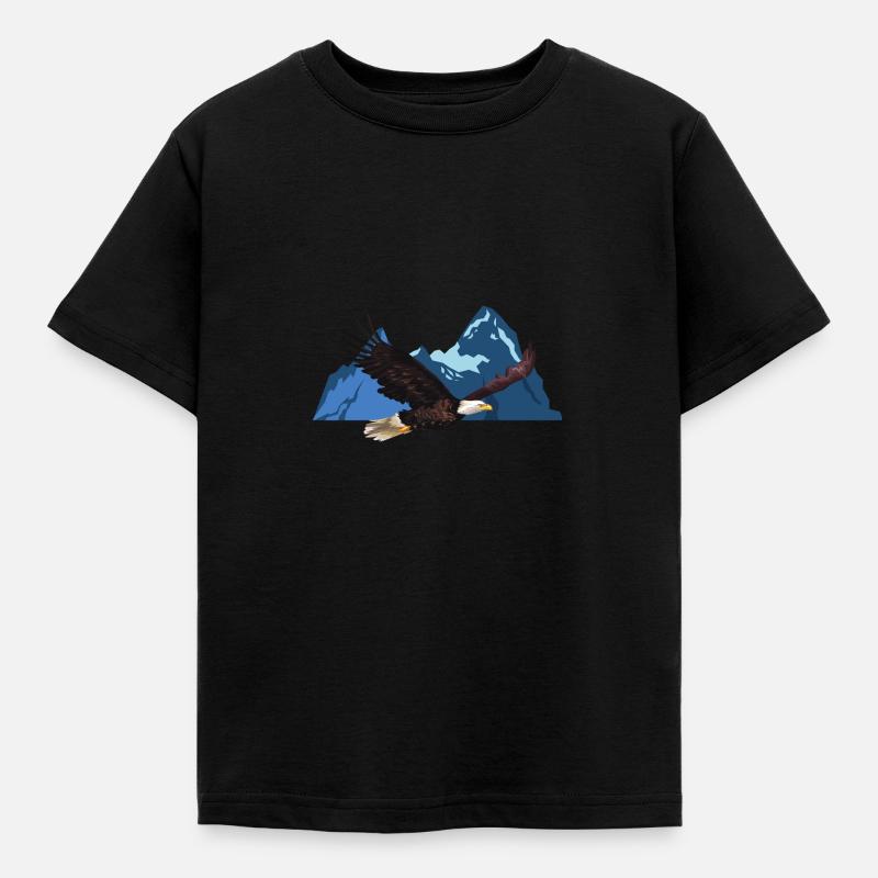 Faucon - T-shirt Enfant - noir
