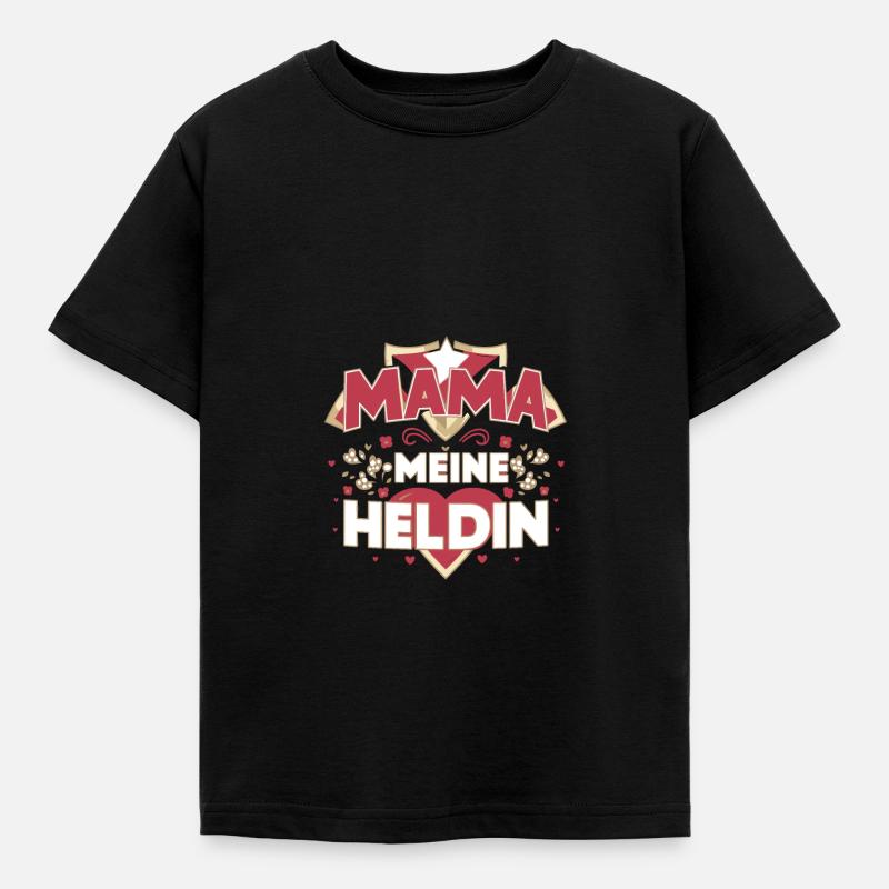 Muttertag - Kinder T-Shirt - Schwarz