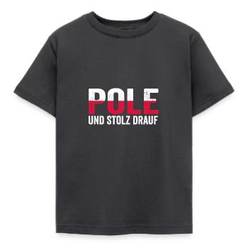 Polonais Pologne - T-shirt Enfant - charbon - Devant - AI Model Kid Female (0cm)