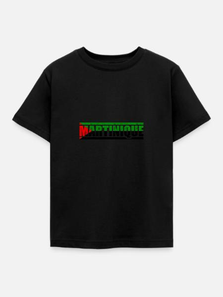 Martinique - Kinder T-Shirt - Schwarz