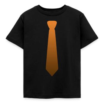 Cravates. - T-shirt Enfant - noir - Devant - AI Model Kid Female (0cm)