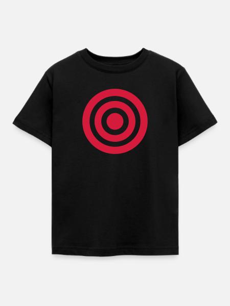 Ziel - Kinder T-Shirt - Schwarz
