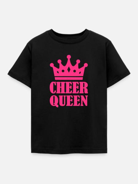 Cheer Queen - Kinder T-Shirt - Schwarz