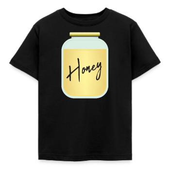 Honig - Kinder T-Shirt - Schwarz - Vorne - AI Model Kid Female (0cm)