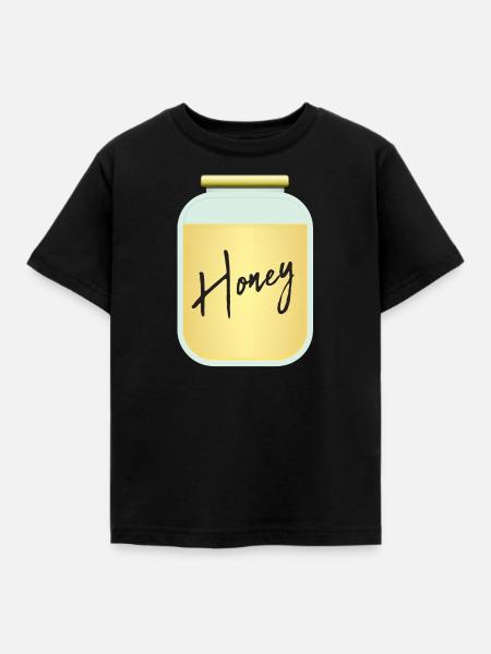Honig - Kinder T-Shirt - Schwarz