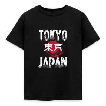 Tokyo, Japan - Kinder T-Shirt - Schwarz - Vorne - AI Model Kid Female (0cm)