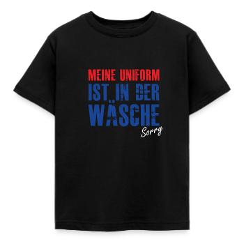 Polizei Österreich - Lustiger Spruch Uniform - Kinder T-Shirt - Schwarz - Vorne - AI Model Kid Female (0cm)