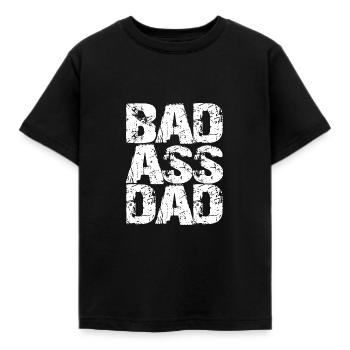 Badass Dad - T-shirt Enfant - noir - Devant - AI Model Kid Female (0cm)
