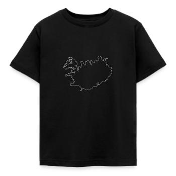 ISLAND Coeur - T-shirt Enfant - noir - Devant - AI Model Kid Female (0cm)