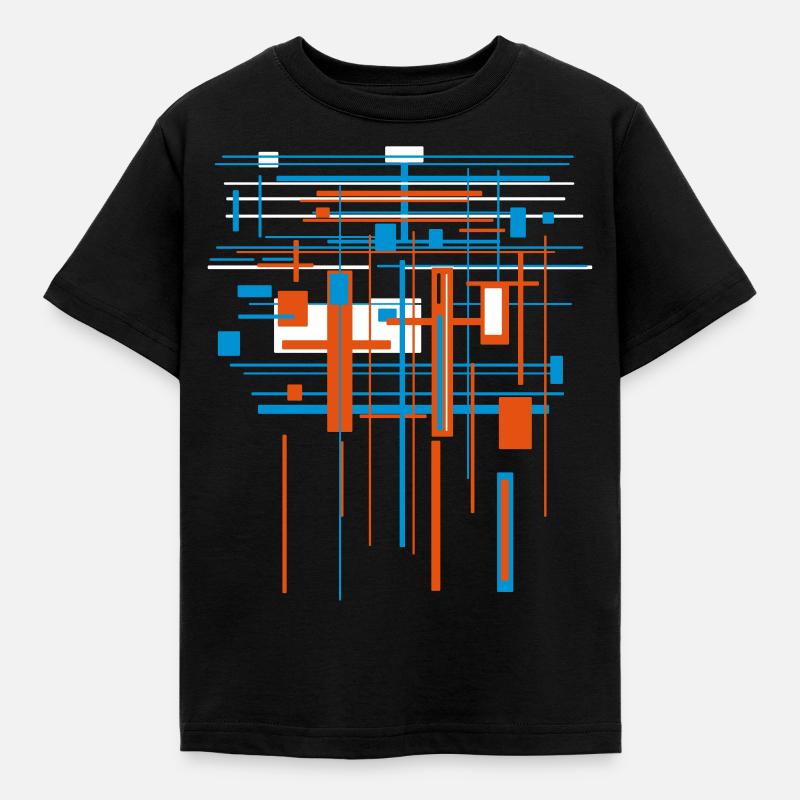 Architecture VECTOR (art abstrait) - T-shirt Enfant - noir