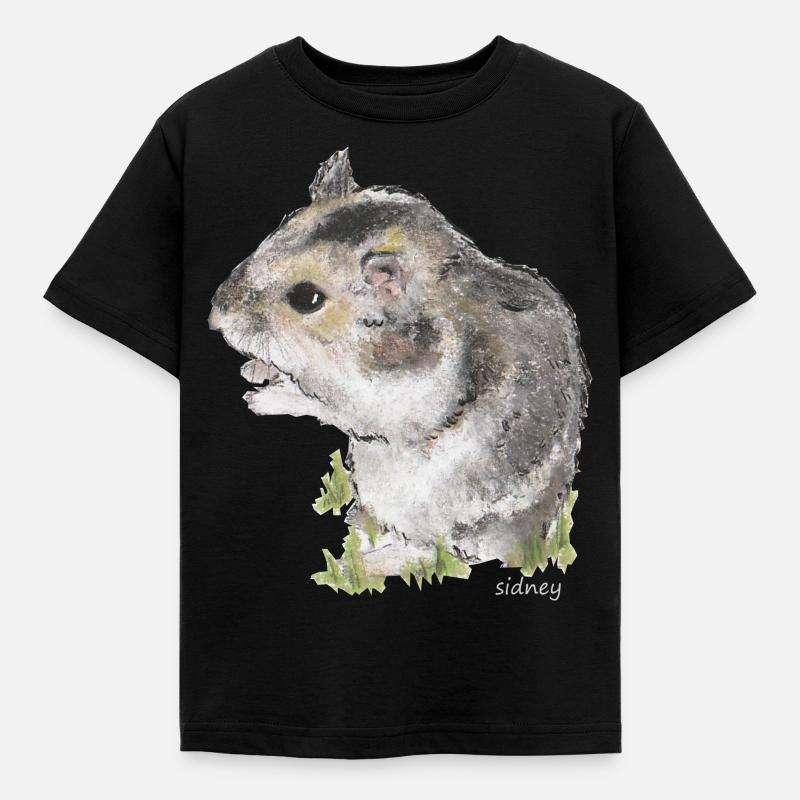 Wester Hamster - Kids' T-Shirt - black