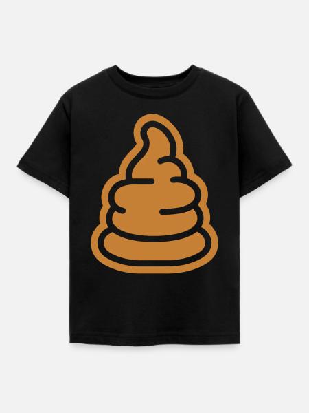 Kacke - Kinder T-Shirt - Schwarz