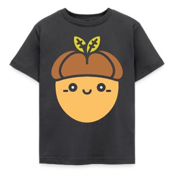 Eiche - Kinder T-Shirt - Dunkelgrau - Vorne - AI Model Kid Female (0cm)