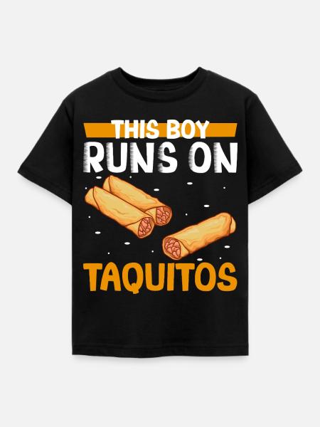Männer lieben Taquitos - Kinder T-Shirt - Schwarz
