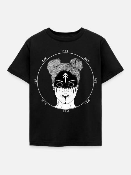 Mia - Kinder T-Shirt - Schwarz