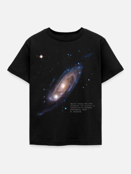 Spiral Galaxy UGC 2885 - Kinder T-Shirt - Schwarz