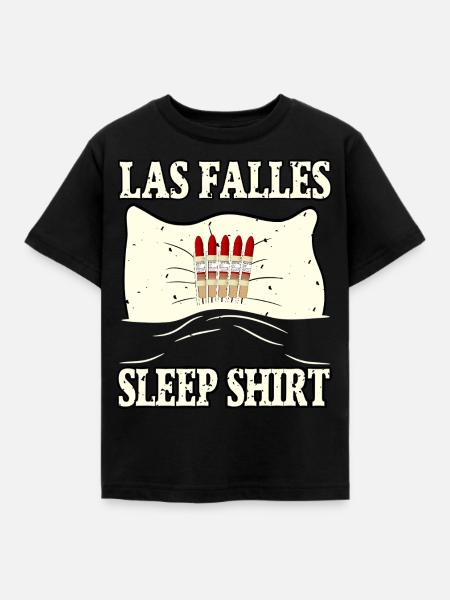 Fallas Sleepshirt - Kinder T-Shirt - Schwarz