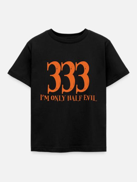 Devil - Kinder T-Shirt - Schwarz