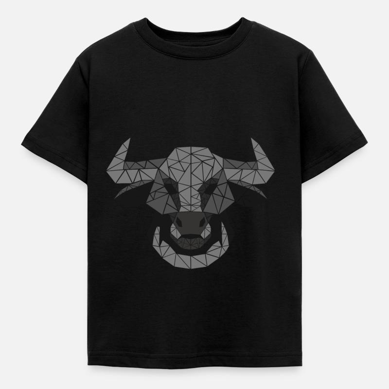 Bulb Geometric Gift - Kids' T-Shirt - black