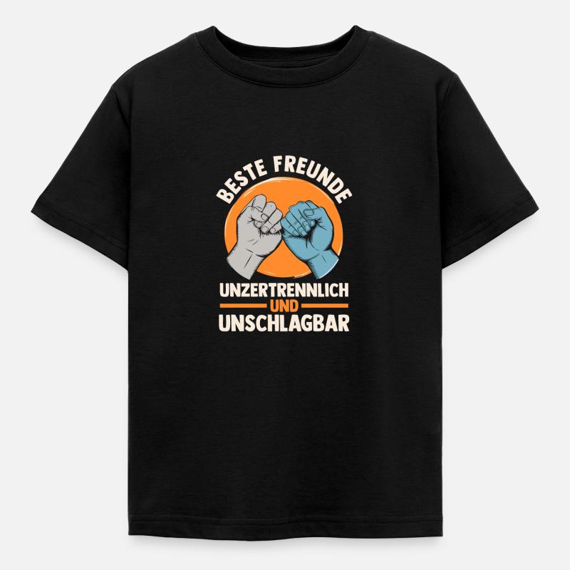 Beste Freunde - Kinder T-Shirt - Schwarz