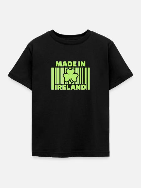 Made in Ireland - Kinder T-Shirt - Schwarz