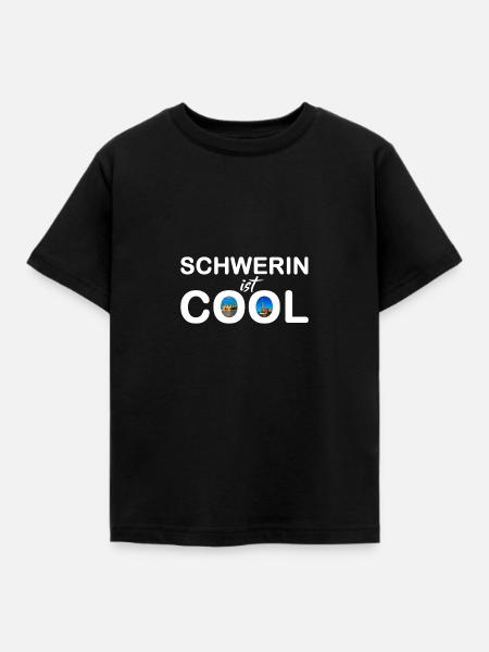 Schwerin ist cool - Kinder T-Shirt - Schwarz