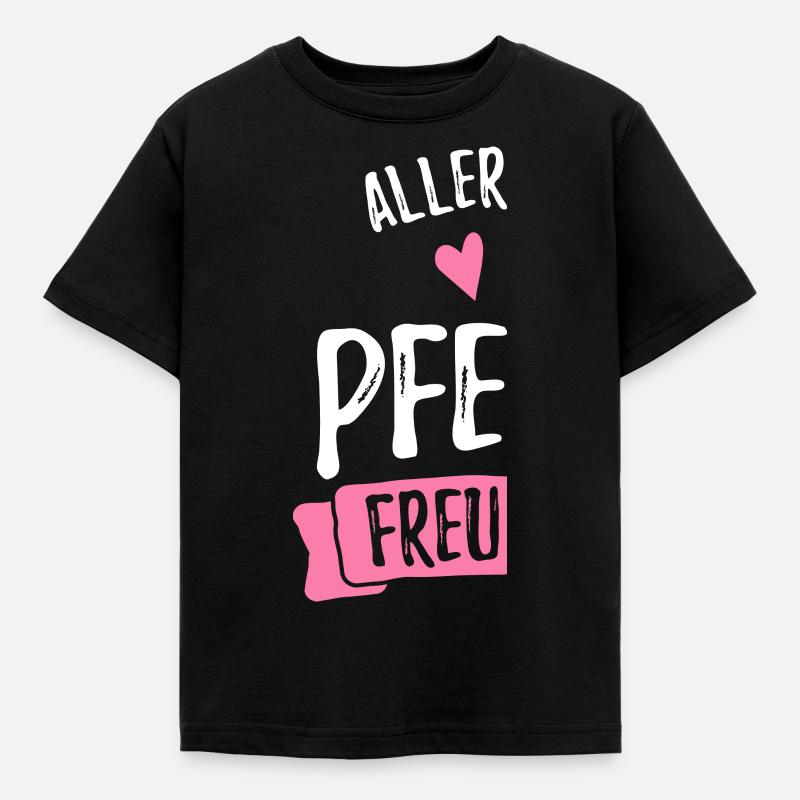 Bedste venheste ridder venskabsgave - T-shirt barn - svart