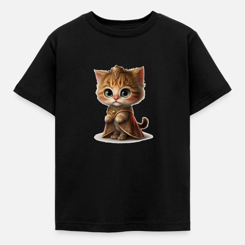 Princesse comme un chat - T-shirt Enfant - noir