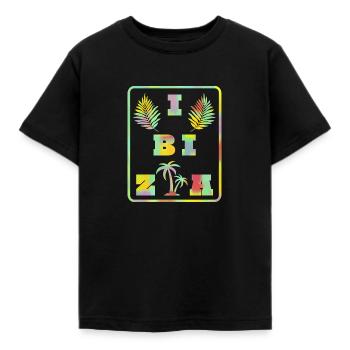 Logo dell'Ibiza per i tifosi dell'Eivissa - Maglietta per bambini - nero - Fronte - AI Model Kid Female (0cm)