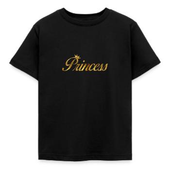 Princesse - T-shirt Enfant - noir - Devant - AI Model Kid Female (0cm)