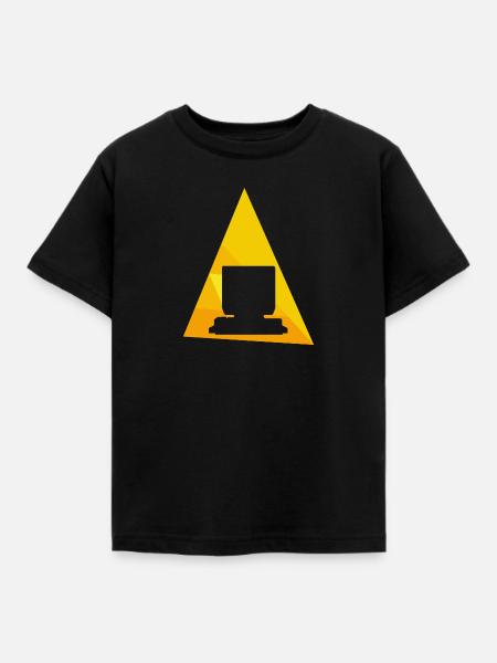 Computer Computerarbeit PC - Kinder T-Shirt - Schwarz