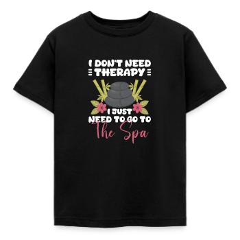 Relaxation Relax Holiday Yoga - Kids' T-Shirt - black - Front - AI Model Kid Female (0cm)