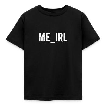 ME_IRL Moi en vrai - T-shirt Enfant - noir - Devant - AI Model Kid Female (0cm)