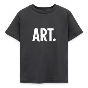 Kind - Kids' T-Shirt - dark grey - Front - AI Model Kid Female (0cm)