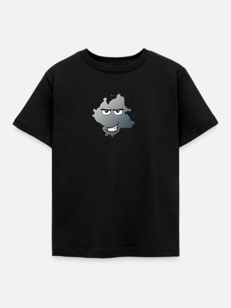 Kleksi© - Der Fleck mit Style #14 - Kinder T-Shirt - Schwarz