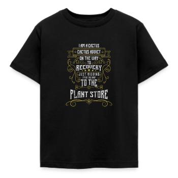 Cacti Garden Pricking - Kids' T-Shirt - black - Front - AI Model Kid Female (0cm)