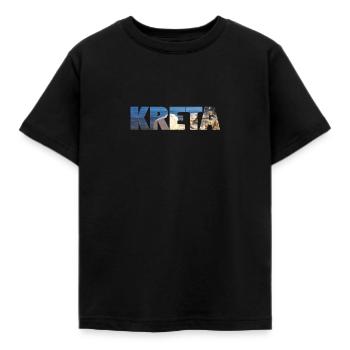 Crète - Crète - design d'été - T-shirt Enfant - noir - Devant - AI Model Kid Female (0cm)