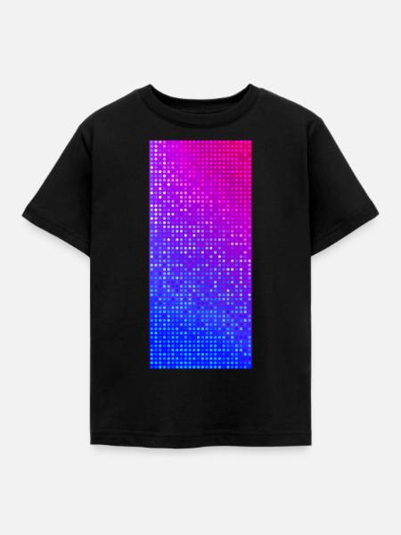 LEDs - Kinder T-Shirt - Schwarz