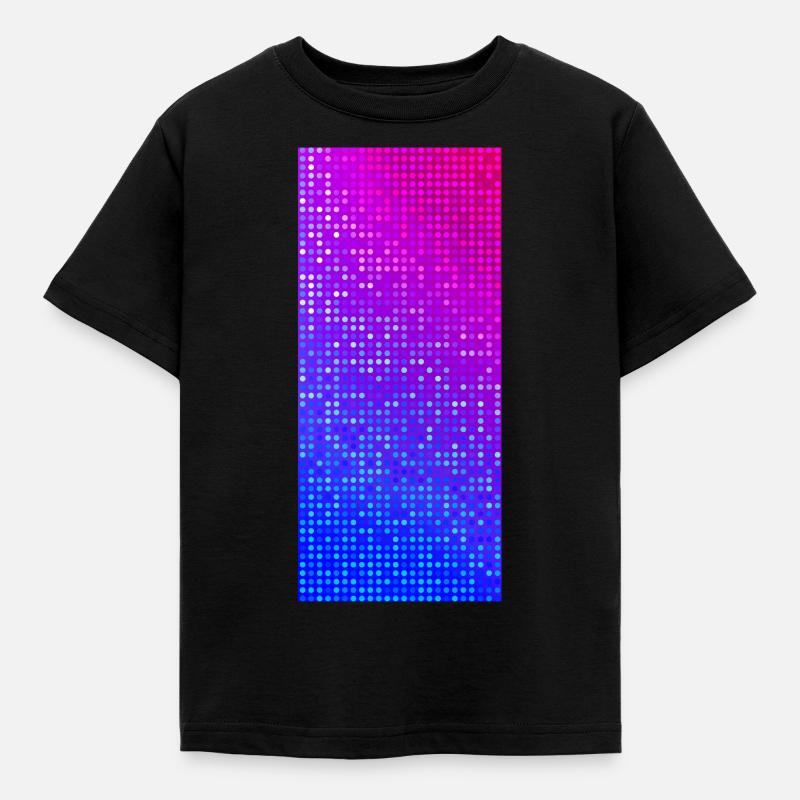 LEDs - Kinder T-Shirt - Schwarz
