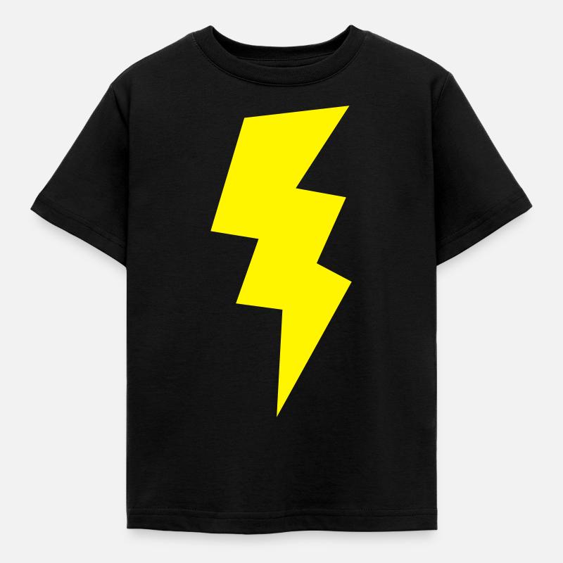 Blitz - Kinder T-Shirt - Schwarz