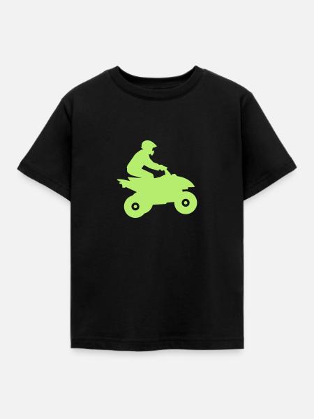 Quad - Kinder T-Shirt - Schwarz