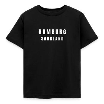 Homburg, Saarland - Kids' T-Shirt - black - Front - AI Model Kid Female (0cm)