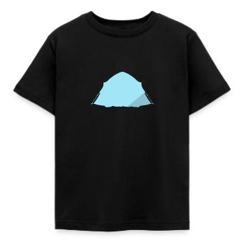 Camper Camping Camping - Kids' T-Shirt - black - Front - AI Model Kid Female (0cm)