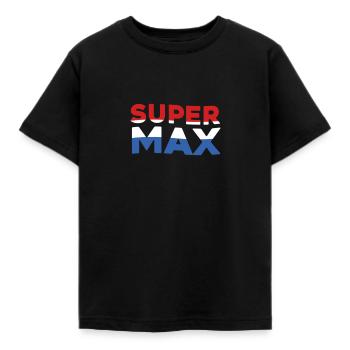 | Super Max Drapeau néerlandais - T-shirt Enfant - noir - Devant - AI Model Kid Female (0cm)