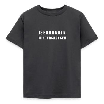 Isernhagen, Lower Saxony - Kids' T-Shirt - dark grey - Front - AI Model Kid Female (0cm)